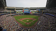 Jun 15, 2025; Milwaukee, Wisconsin, USA;  General view of American Family Field during the sixth inning of the game between the St. Louis Cardinals and Milwaukee Brewers. Mandatory Credit: Jeff Hanisch-Imagn Images