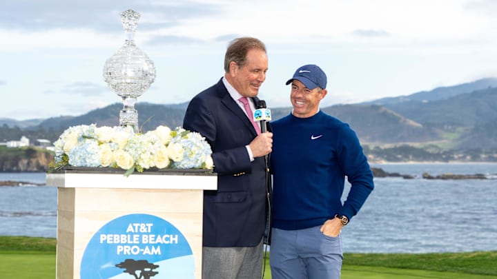 Jim Nantz and the CBS Sports golf crew explain how they navigate their emotions on the broadcast. Jim Nantz and the CBS Sports golf crew explain how they navigate their emotions on the broadcast.