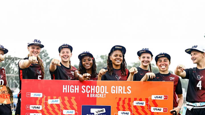 The Texas Fury, representing the Houston Texans, defeated the Bab Rabbits, representing the Dallas Cowboys, 19-0, in the second annual NFL Flag Football Girls High School National Championship.