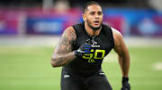 Boise State defensive lineman Ahmed Hassanein.