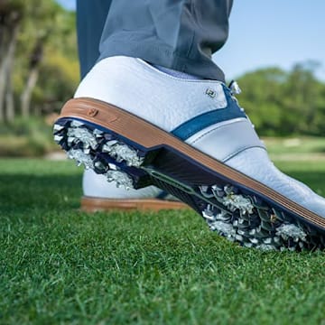 The FootJoy Premiere Series Packard LX ranks among the top ten golf shoes of 2024.