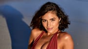 Olivia Culpo was photographed by Josie Clough on Kangaroo Island, South Australia. Swimsuit by Toxic Sadie.