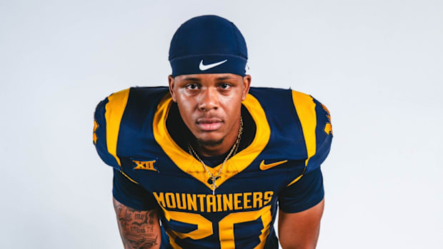 WVU running back Diore Hubbard. WVU Athletics Communications