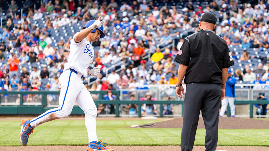 Caglianone rounds the bases. | Dylan Widger-Imagn Images