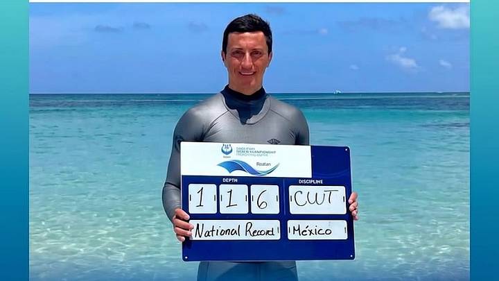 Pedro Tapia se convirtió en medallista en el Mundial de Apnea 2026 en Honduras. Pedro Tapia se convirtió en medallista en el Mundial de Apnea 2026 en Honduras.