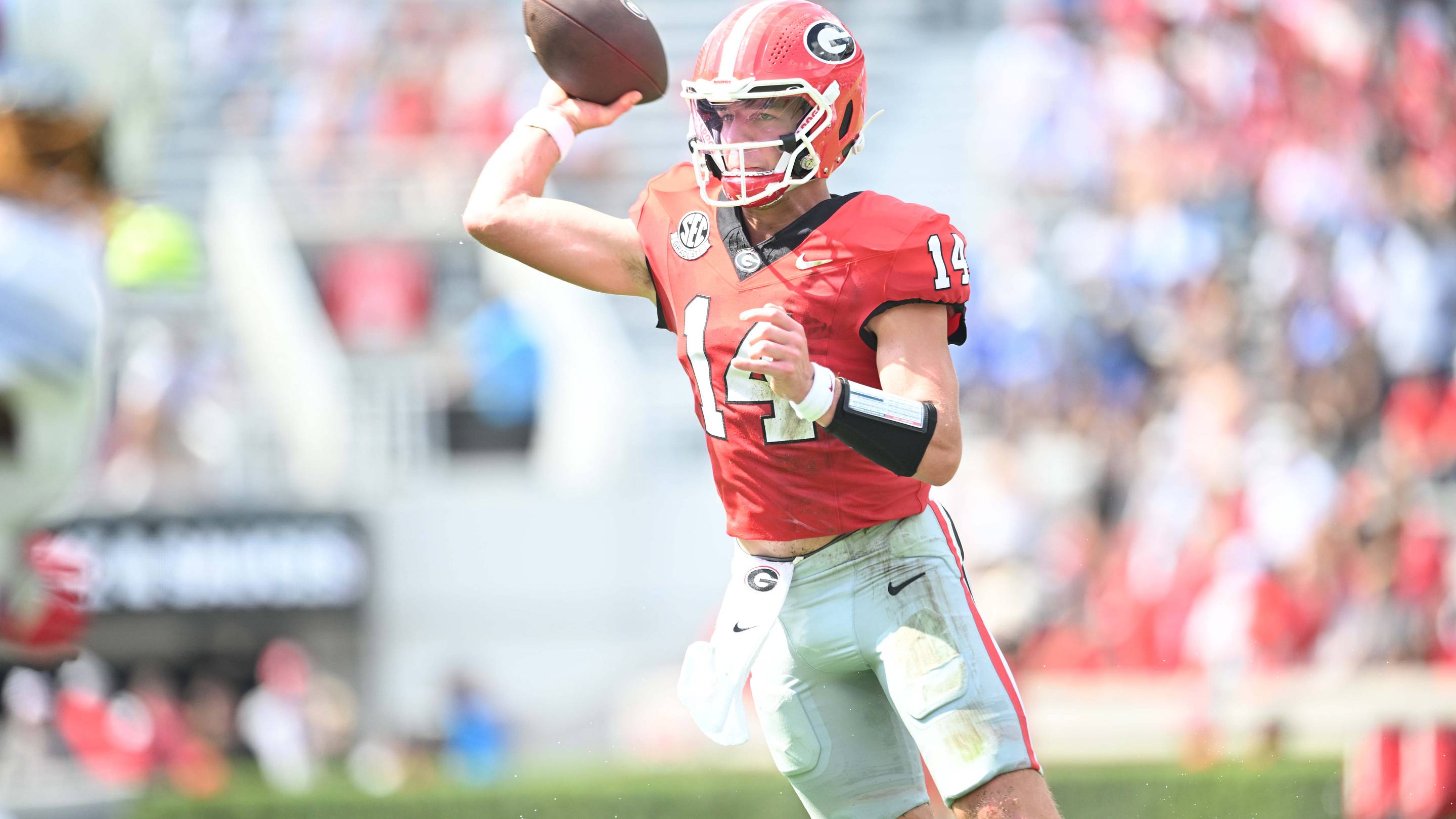 Grading Gunner Stockton's Performance Against the Tennessee State Tigers