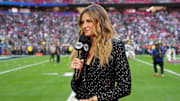 FOX Sports reporter Erin Andrews on the sideline.