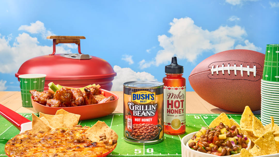 Bush's Beans teams up with Mike's Hot Honey ahead of tailgate season.