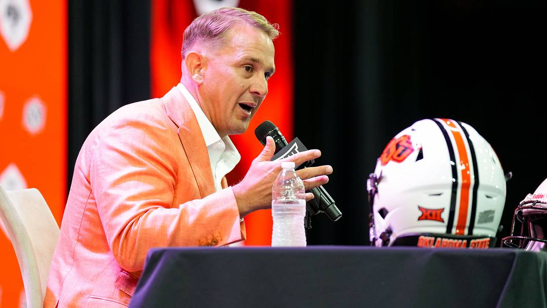 Oklahoma State head coach Eric Morris.