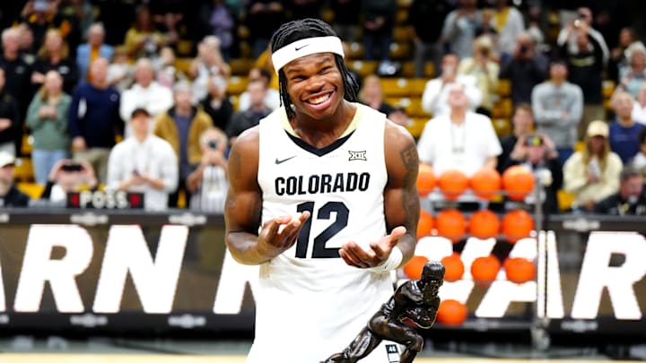 Colorado Buffaloes Heisman trophy winner Travis Hunter. Colorado Buffaloes Heisman trophy winner Travis Hunter.