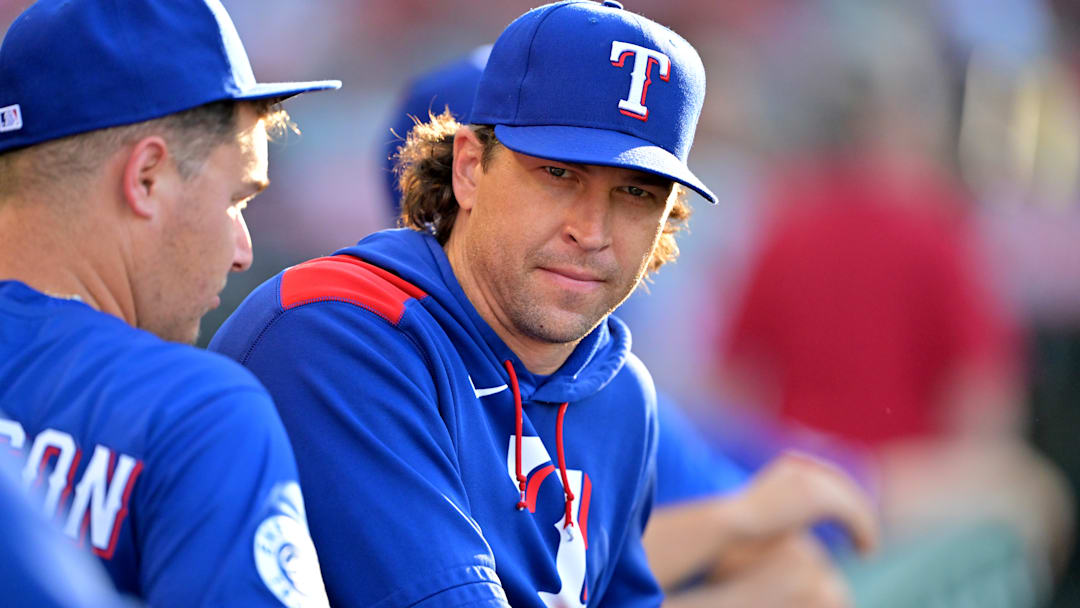 Texas Rangers v Los Angeles Angels Texas Rangers v Los Angeles Angels