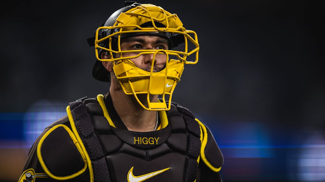 San Diego Padres catcher Kyle Higashioka