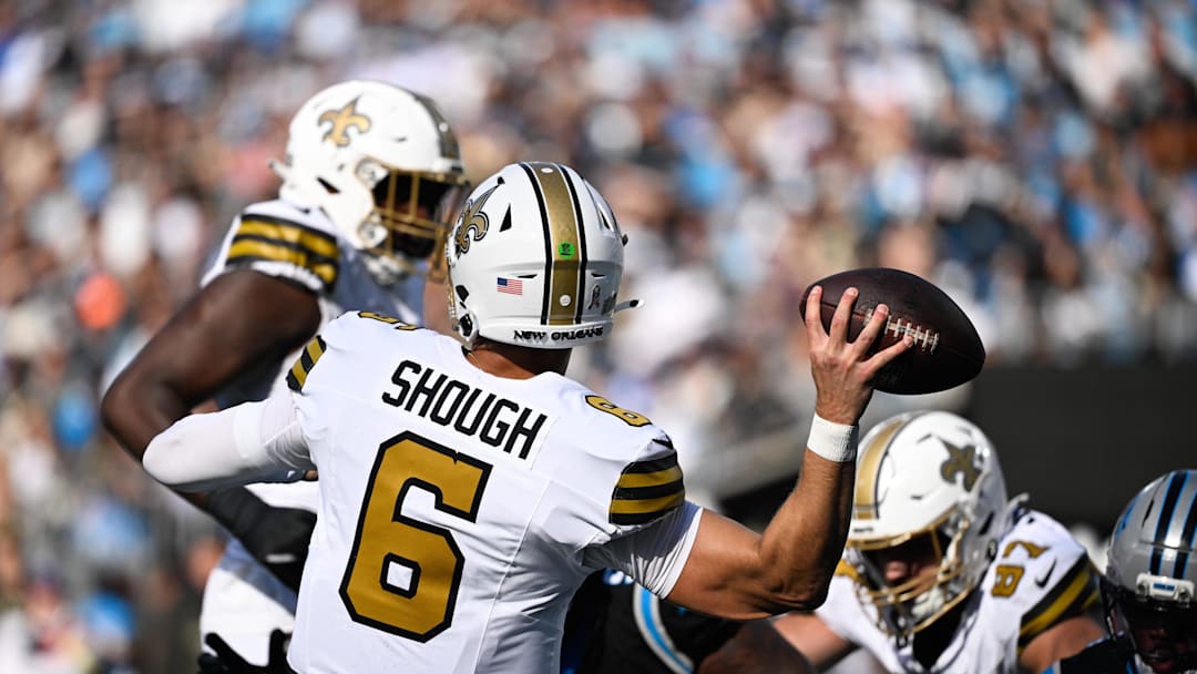 New Orleans Saints quarterback Tyler Shough