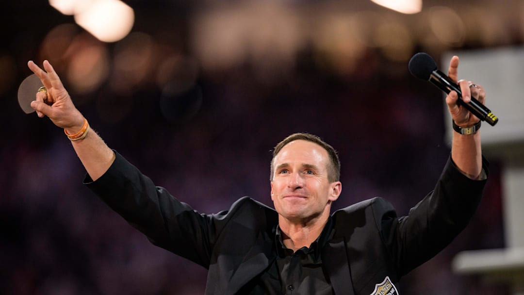 New Orleans Saints retired quarterback Drew Brees
