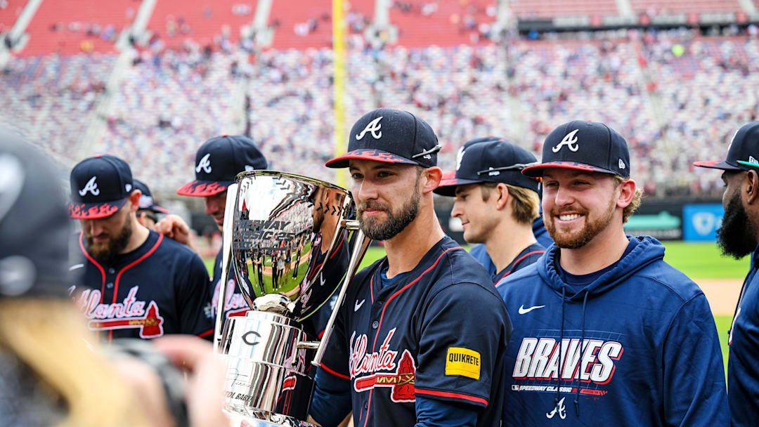 Atlanta Braves outfielder Eli White provided defense, speed and power off the bench in 2025. Atlanta Braves outfielder Eli White provided defense, speed and power off the bench in 2025.