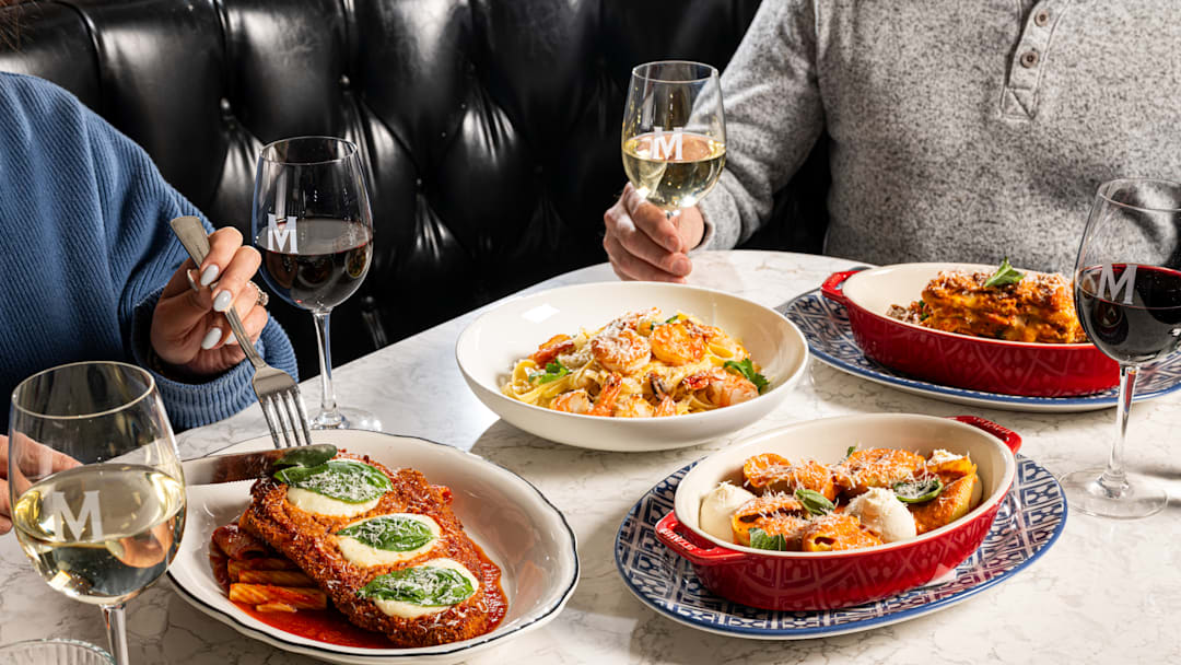 New menu items include Chicken Parmesan, The Finest Fettucine Alfredo and more