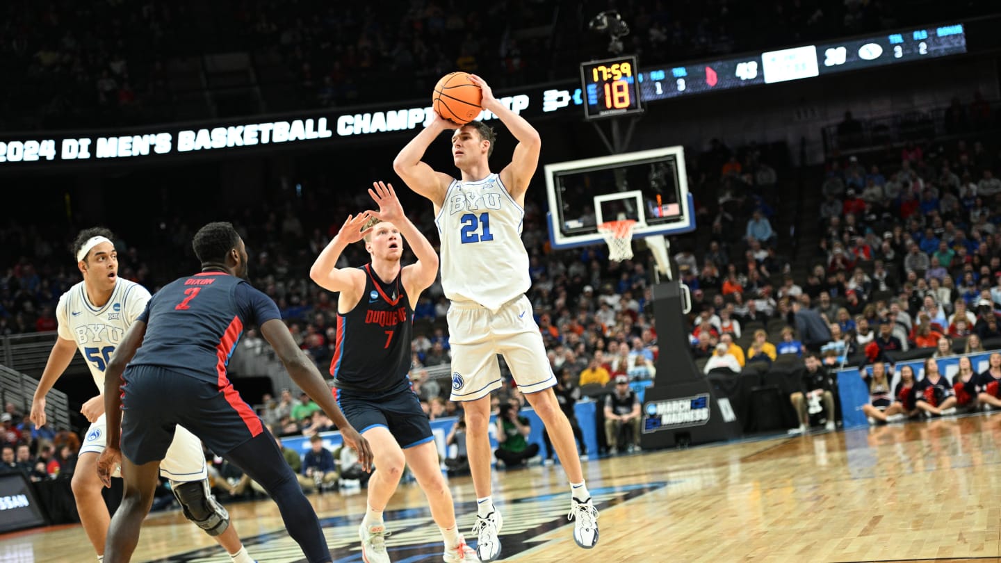 Three BYU Basketball Players Named to NABC Academic Honors Court