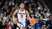 Gonzaga senior guard Nolan Hickman. 
