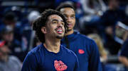Gonzaga Bulldogs guard Ryan Nembhard.