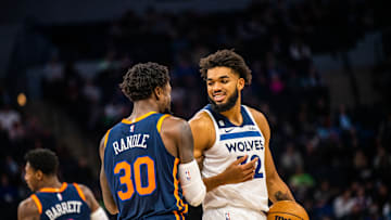 Julius Randle, New York Knicks and Karl-Anthony Towns, Minnesota Timberwolves