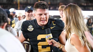 Vanderbilt's Diego Pavia led his team to a massive upset win over Alabama.