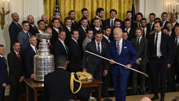 US President Joe Biden hosts the Stanley Cup champion Vegas Golden Knights