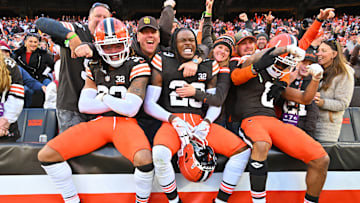 Ronnie Hickman, Martin Emerson Jr., Greg Newsome II: Pittsburgh Steelers v Cleveland Browns