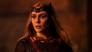 Elizabeth Olsen as Wanda Maximoff in Marvel Studios' DOCTOR STRANGE IN THE MULTIVERSE OF MADNESS. Photo courtesy of Marvel Studios. ©Marvel Studios 2022. All Rights Reserved.
