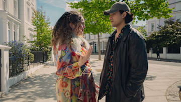 Megan Stalter and Will Sharpe in Too Much on Netflix