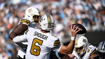 New Orleans Saints quarterback Tyler Shough