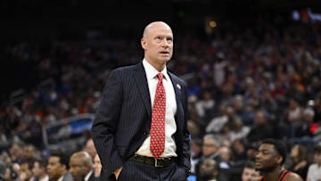 Mar 27, 2025; San Francisco, CA, USA; Maryland Terrapins head coach Kevin Willard watches play downcourt during the first half against the Florida Gators during a West Regional semifinal of the 2025 NCAA tournament at Chase Center. Mandatory Credit: Eakin Howard-Imagn Images