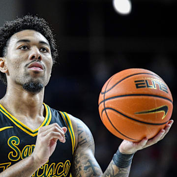San Francisco Dons guard Malik Thomas (1).