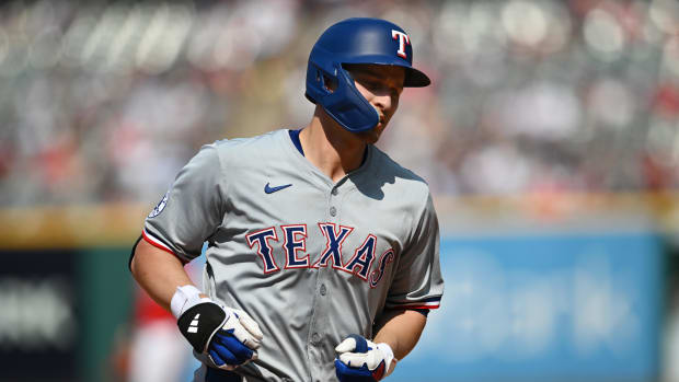 Rangers shortstop Corey Seager hit his 29th home run in the eighth, the 199th of his career.