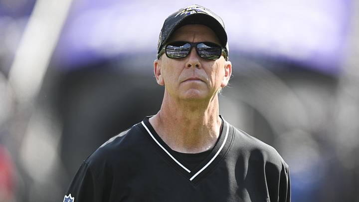 Baltimore Ravens offensive coordinator Todd Monken on the field before the game against the Washington Commanders at M&T Bank Stadium. Mandatory Credit: Tommy Gilligan-Imagn Images