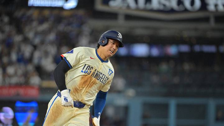 Sep 20, 2025; Los Angeles, California, USA; Los Angeles Dodgers two-way player Shohei Ohtani (17) scores during the third inning after the game at Dodger Stadium. Mandatory Credit: Jayne Kamin-Oncea-Imagn Images Sep 20, 2025; Los Angeles, California, USA; Los Angeles Dodgers two-way player Shohei Ohtani (17) scores during the third inning after the game at Dodger Stadium. Mandatory Credit: Jayne Kamin-Oncea-Imagn Images