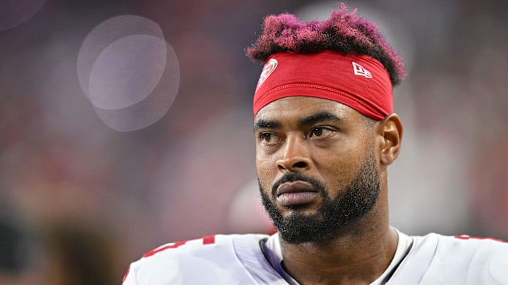 San Francisco 49ers wide receiver Jauan Jennings (15)