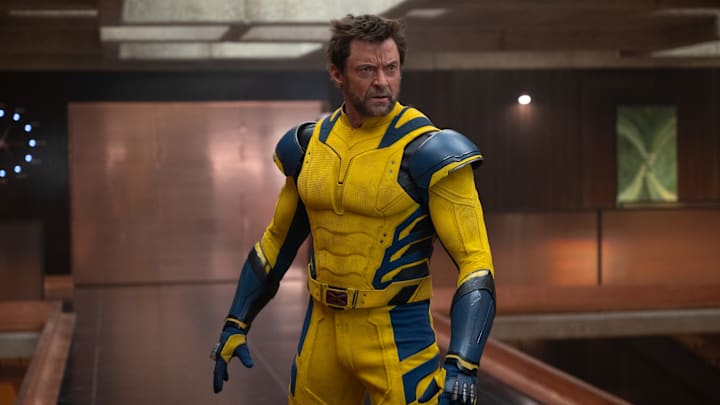 Hugh Jackman as Wolverine/Logan in 20th Century Studios/Marvel Studios' DEADPOOL & WOLVERINE. Photo by Jay Maidment. © 2024 20th Century Studios / © and ™ 2024 MARVEL.
