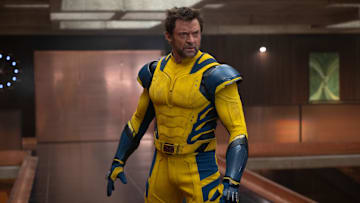 Hugh Jackman as Wolverine/Logan in 20th Century Studios/Marvel Studios' DEADPOOL & WOLVERINE. Photo by Jay Maidment. © 2024 20th Century Studios / © and ™ 2024 MARVEL.