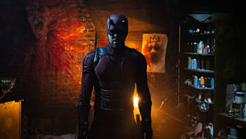 Daredevil/Matt Murdock (Charlie Cox) in Marvel Television's DAREDEVIL: BORN AGAIN, exclusively on Disney+. Photo by Giovanni Rufino. © 2024 MARVEL.