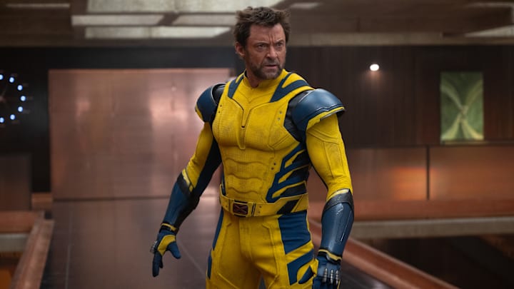 Hugh Jackman as Wolverine/Logan in 20th Century Studios/Marvel Studios' DEADPOOL & WOLVERINE. Photo by Jay Maidment. © 2024 20th Century Studios / © and ™ 2024 MARVEL.