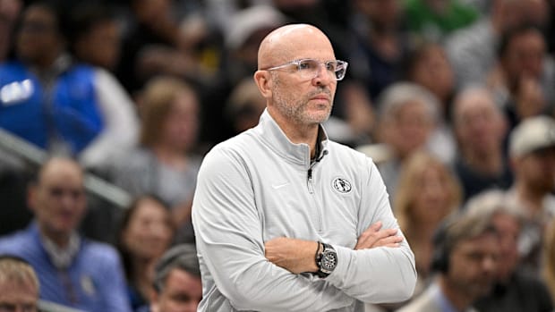 Dallas Mavericks head coach Jason Kidd during the game between the Dallas Mavericks and the Los Angeles Lakers