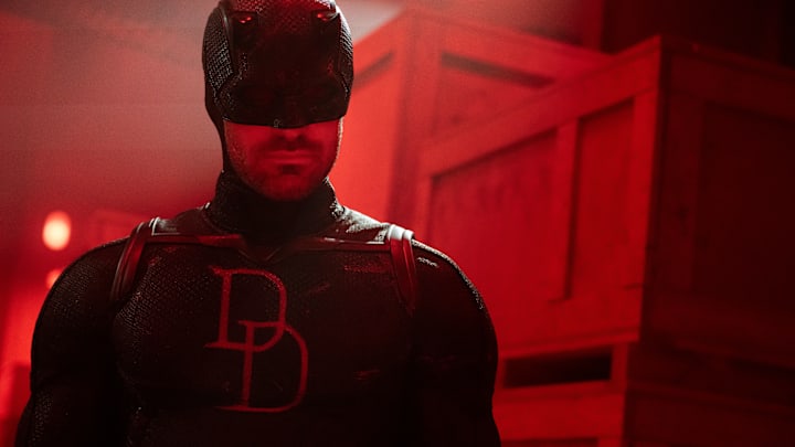 Matt Murdock/Daredevil (Charlie Cox) in Marvel Television's DAREDEVIL: BORN AGAIN, exclusively on Disney+. Photo by Jojo Whilden. © 2026 MARVEL.