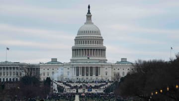 Jan 6, 2021; Washington, DC, USA; Scenes from Capitol Hill, after protesters stormed the U.S.