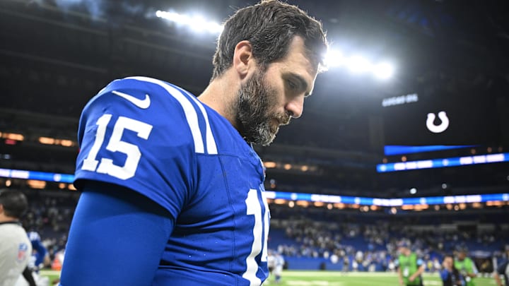 Flacco led the Colts to victory in their season finale on Sunday. Flacco led the Colts to victory in their season finale on Sunday.