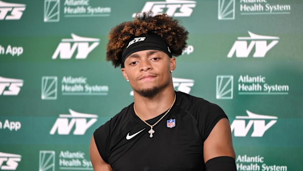 New York Jets quarterback Justin Fields