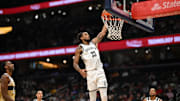 Nov 16, 2025; Washington, District of Columbia, USA;  Brooklyn Nets center Nic Claxton (33) attempts a slam dunk against the Washington Wizards during the second quarter at Capital One Arena. Mandatory Credit: Rafael Suanes-Imagn Images