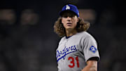 Los Angeles Dodgers starting pitcher Tyler Glasnow