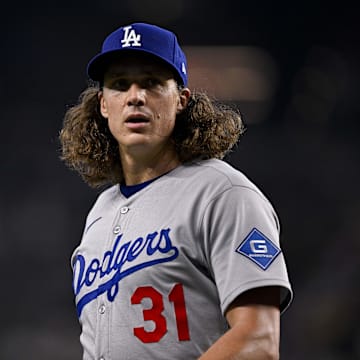 Los Angeles Dodgers starting pitcher Tyler Glasnow