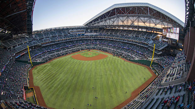 The Texas Rangers are 21-29 all-time at Globe Life Field when the roof is open, including Saturday's 6-4 win over the Angels.