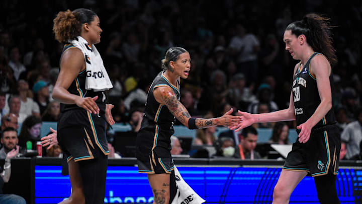 The New York Liberty are 10.5-point favorites on Tuesday. The New York Liberty are 10.5-point favorites on Tuesday.